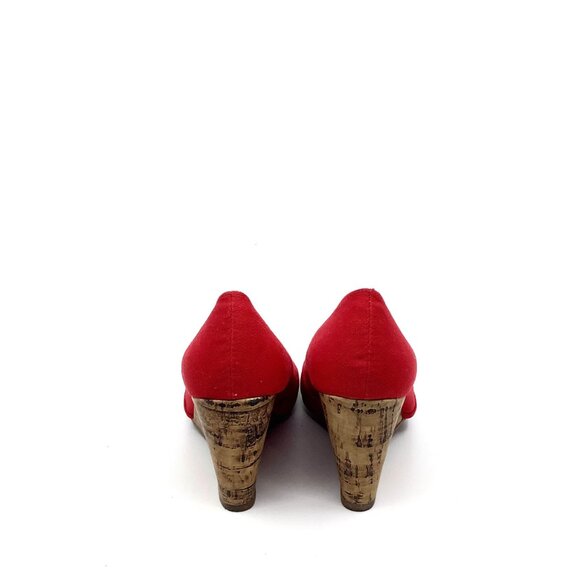 Rampage Women's Red Wedges - Picture 5 of 8